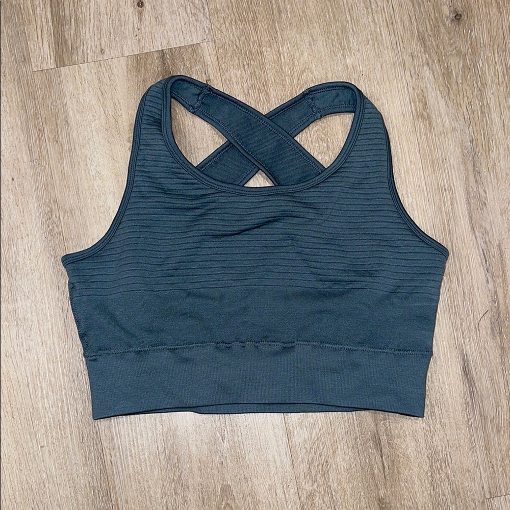 Alphalete Charcoal Vault Bra L